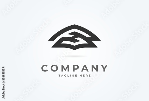 Initial FS or SF Logo. monogram logo design combination of letters F and S. Flat Vector Logo Design Template. vector illustration