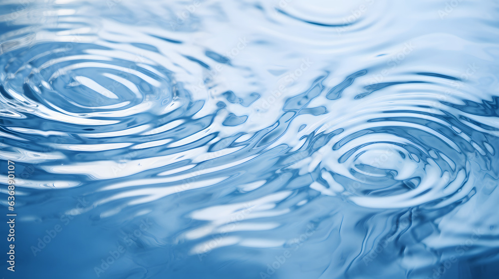 Close-up shot of water ripples forming abstract patterns with subtle reflections Close-up shot of water ripples forming abstract patterns with subtle reflections