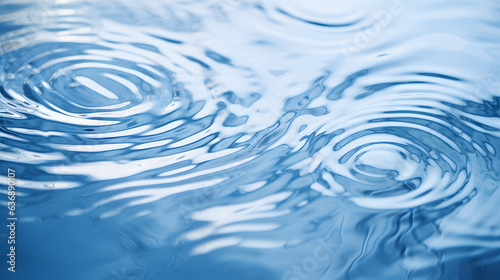 Close-up shot of water ripples forming abstract patterns with subtle reflections