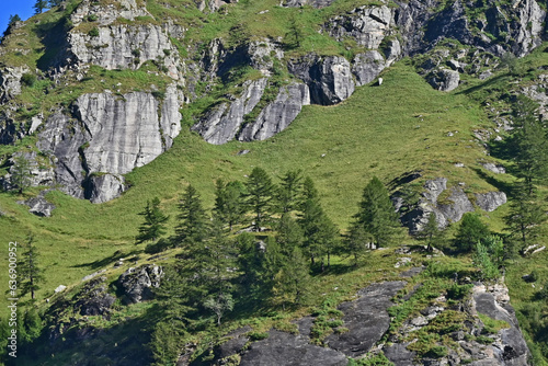 La salita verso Il Parco Naturale Alpe Veglia e Alpe Devero, Valle d'Ossola - Piemonte photo