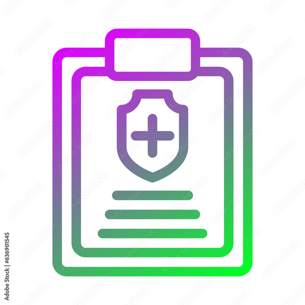 Obraz premium Medical report icon 