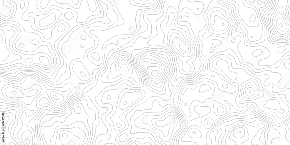 Black and white topography contour lines map isolated on white background. Pattern with lines and dots The stylized height of the topographic map contour in lines and contours isolated on transparent.