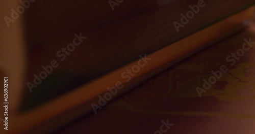 Close up of screen during the screen printing process 2