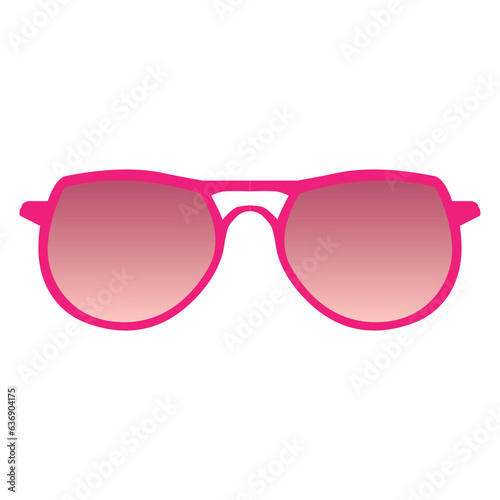 Sunglasses art vector design.