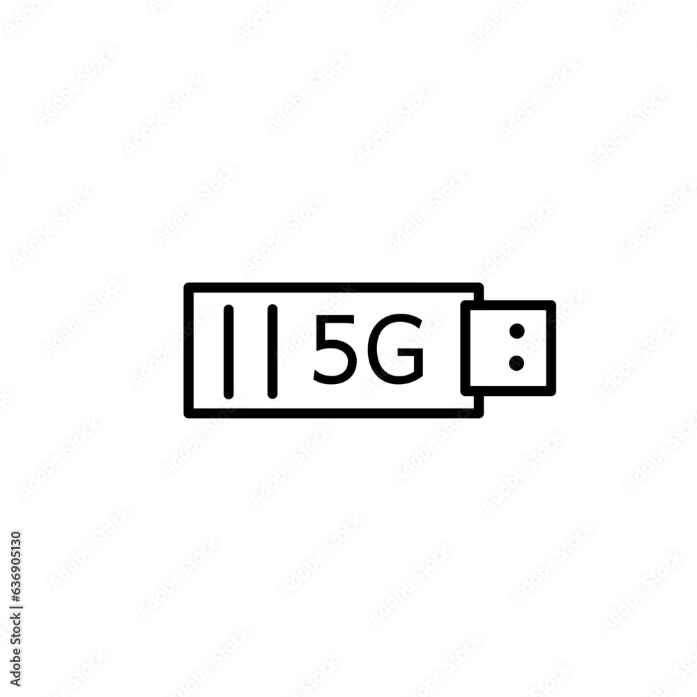 5G Signal Internet Icon 5G Signal Internet Icon