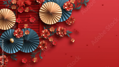 Chinese new year  Chinese festive simple background.