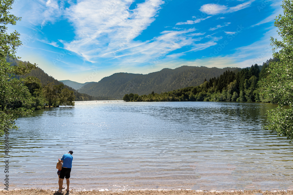 Lac de Xonrupt Longemer dans les Vosges, tourisme Lac de Xonrupt Longemer dans les Vosges, tourisme