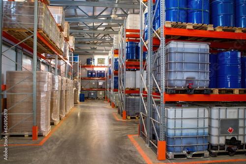 Large storehouse. Multi-tie...