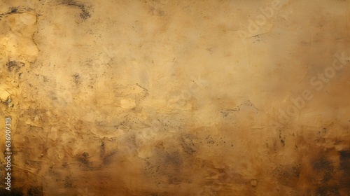 Close Up of a plaster Wall in dark golden Colors. Antique Background 