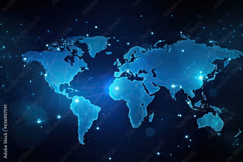 Mapping future. Abstract globe network. Tech savvy world. Modern digital connectivity. Blue horizon of connections. Global net illustration Mapping future. Abstract globe network. Tech savvy world. Modern digital connectivity. Blue horizon of connections. Global net illustration