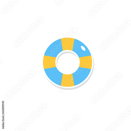 Cute Lifebuoy Sticker / Sticker Travel Element