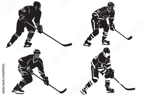 hockey player silhouette
