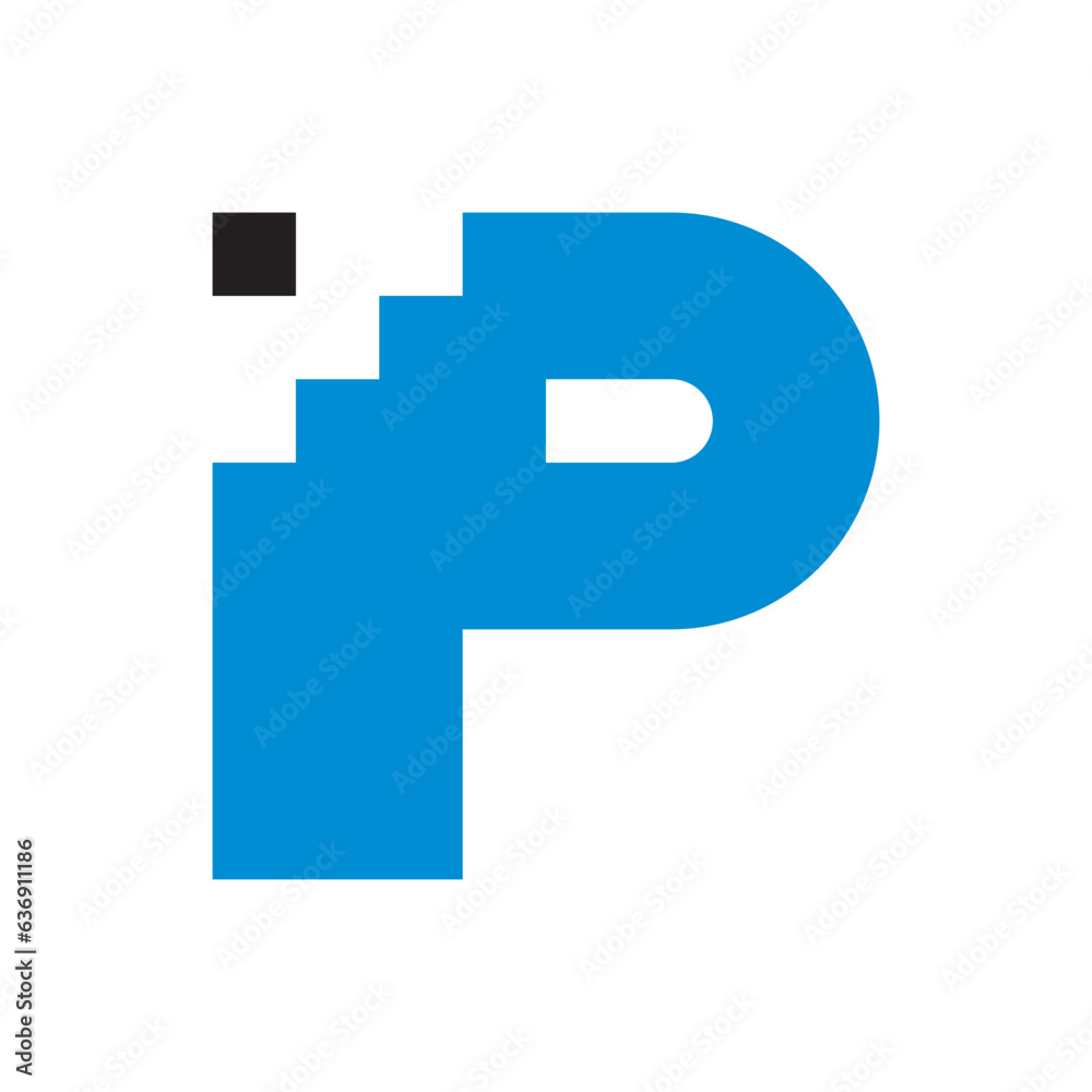 Letter P Step by Step Progress Concept Explained with climbing Stairs Letter P Step by Step Progress Concept Explained with climbing Stairs