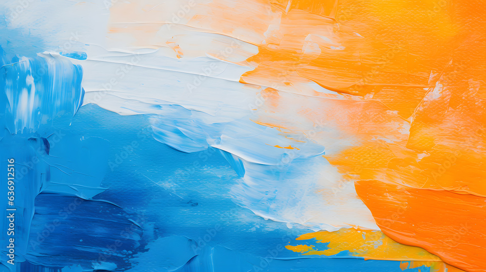 Abstract Colorful Art Texture with Oil Brushstrokes on Canvas Abstract Colorful Art Texture with Oil Brushstrokes on Canvas