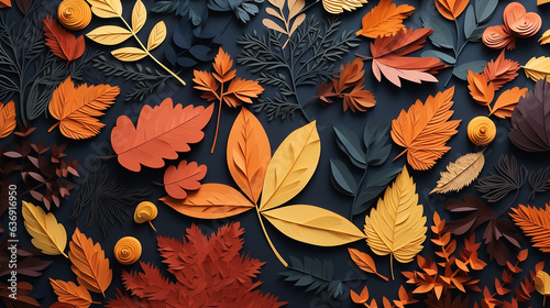Textures of Fall Inspiring Design Resources for Creative Design. Generative AI