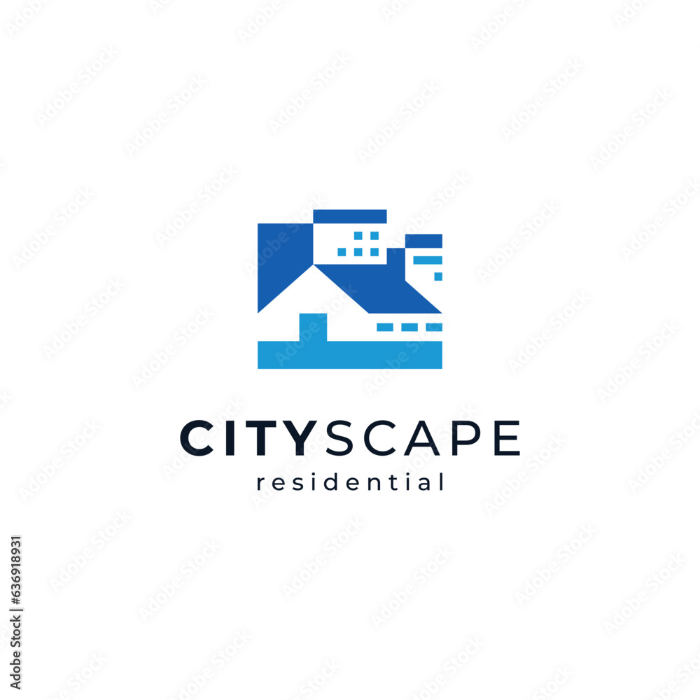 houses and buildings for urban logo design houses and buildings for urban logo design