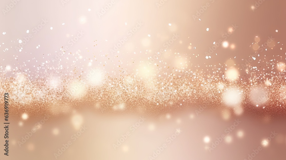 Peach fuzz background with glitter background Peach fuzz background with glitter background