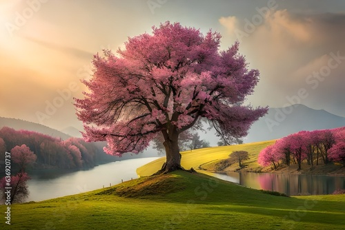beautiful flowery tree 