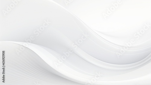 Dynamic Flowing white background