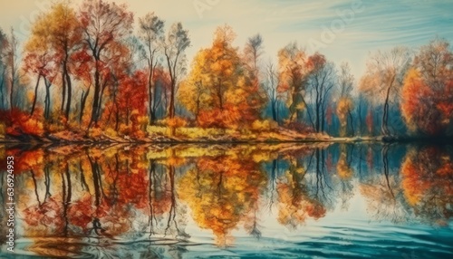 Beautiful autumn landscape