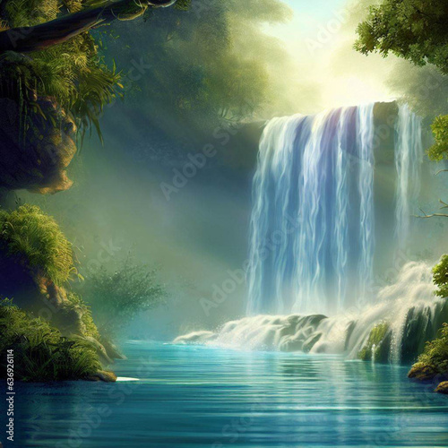 waterfall in the forest