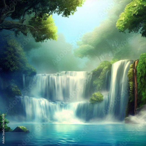 waterfall in the forest