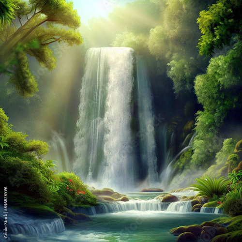 waterfall in the forest