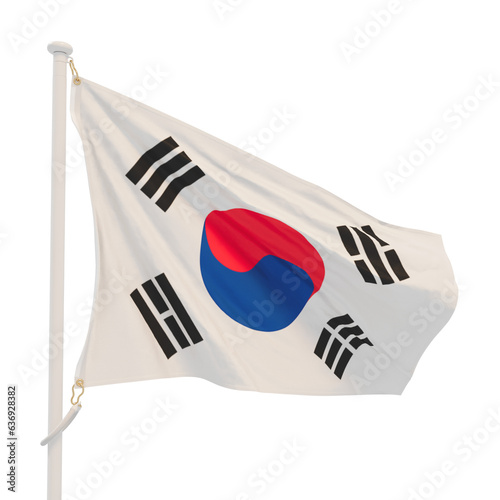 flag of south  korean