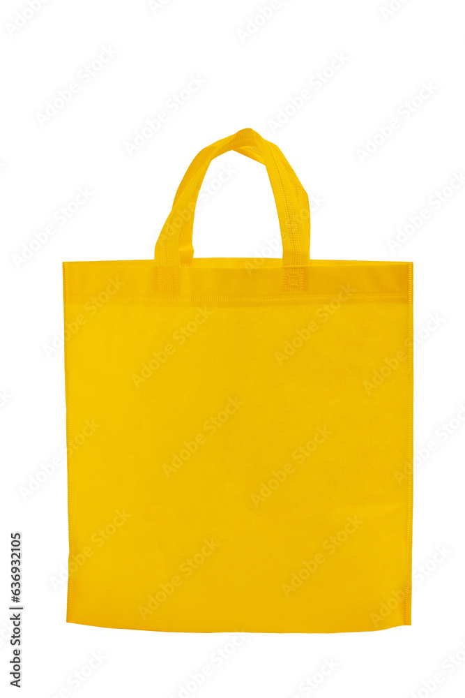 cotton canvas bag with two handles, Isolate on a white background cotton canvas bag with two handles, Isolate on a white background
