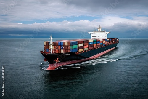 Seaborne commerce. Navigating global shipping network. Harbor hustle. Glimpse into world of freight transportation. Cargo chronicles. Intricacies of international trade