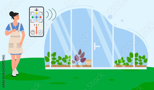 Smart greenhouse farming Agriculture Farm Robotics