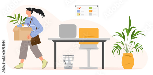 People Jobless Unemployment Worker Office Quit Job