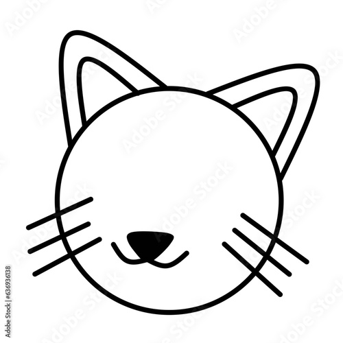 Cute Cat Lineart
