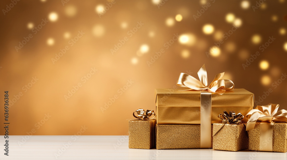 Stacked Gold Wrapped Boxes Creating a Glamorous Visual Centerpiece,black friday, christmas present, gift, Stacked Gold Wrapped Boxes Creating a Glamorous Visual Centerpiece,black friday, christmas present, gift,