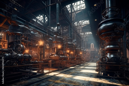 Steampunk factory