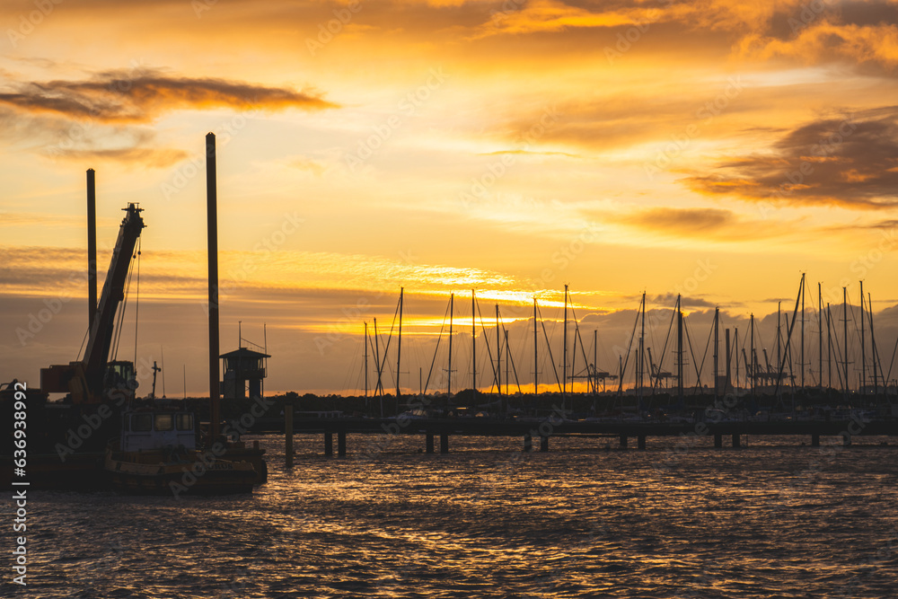 Obraz premium St Kilda Melbourne pier beach sunset Australia