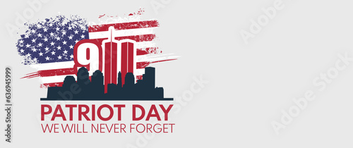 Patriot day. September 11, patriot day background., Banner, poster, vector illistration