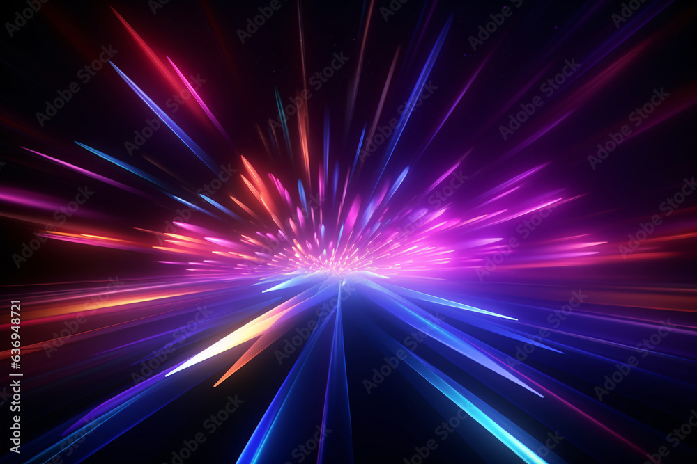 Energy explosion. Abstract radial lines. Geometric gradient background Energy explosion. Abstract radial lines. Geometric gradient background