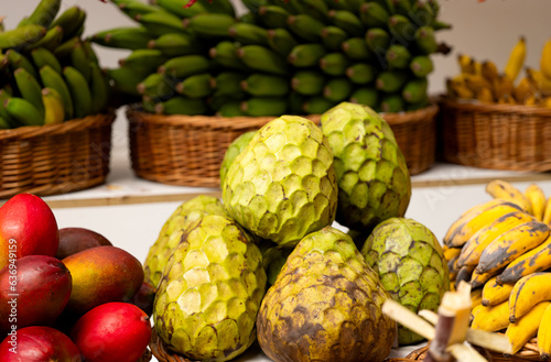 fruits on the market in Funchal photo