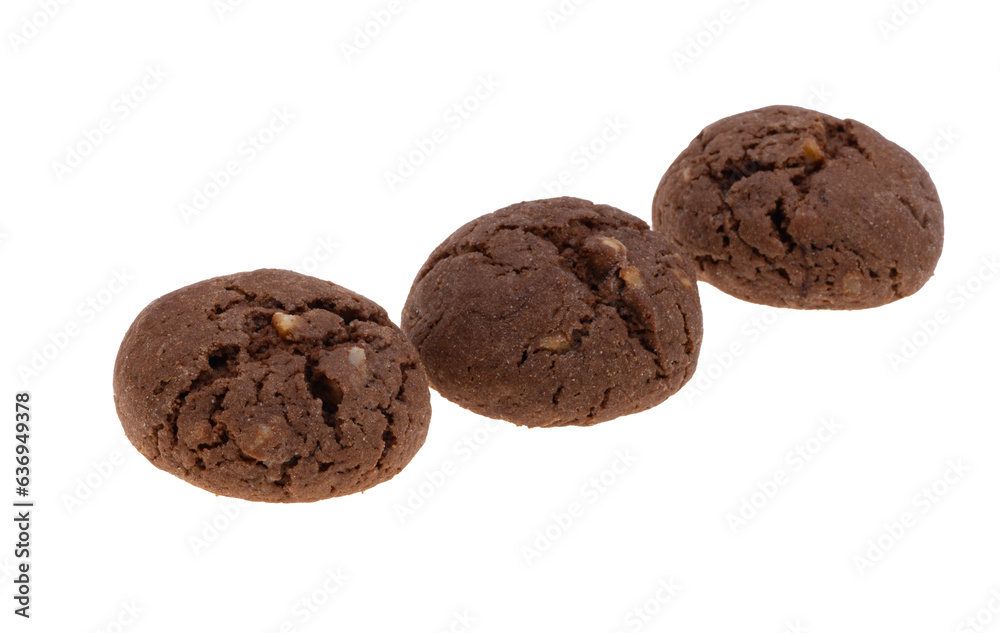 chocolate chip cookie isolated chocolate chip cookie isolated