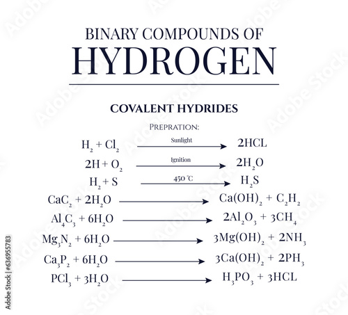 Details Regarding Binary Compounds of  Hydrogen