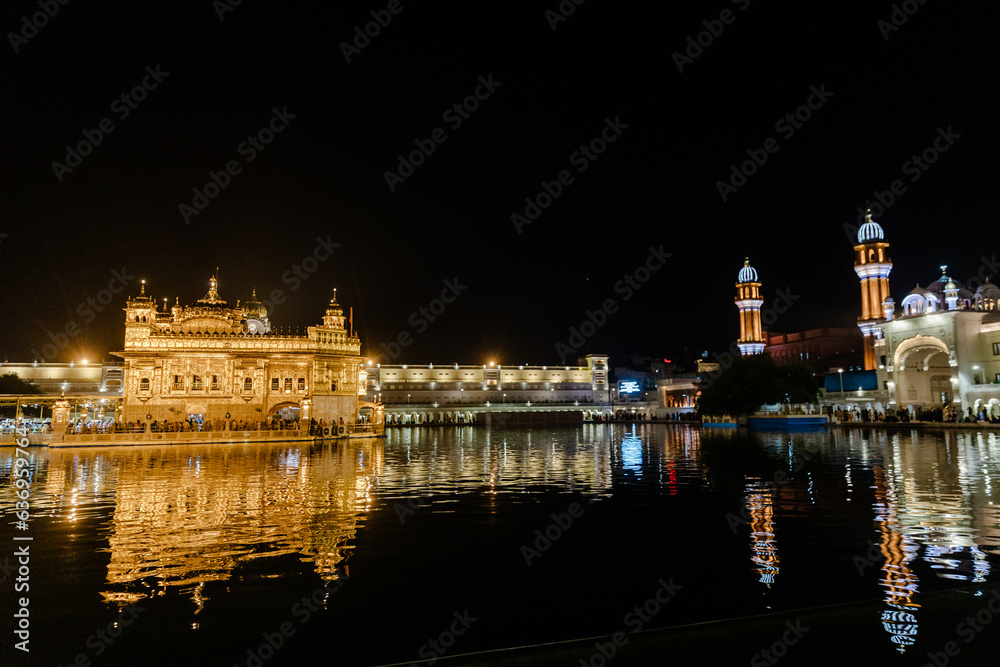 The Golden Temple at Amritsar, Punjab, India, The Golden Temple at Amritsar, Punjab, India,