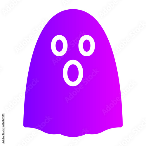 ghost gradient icon