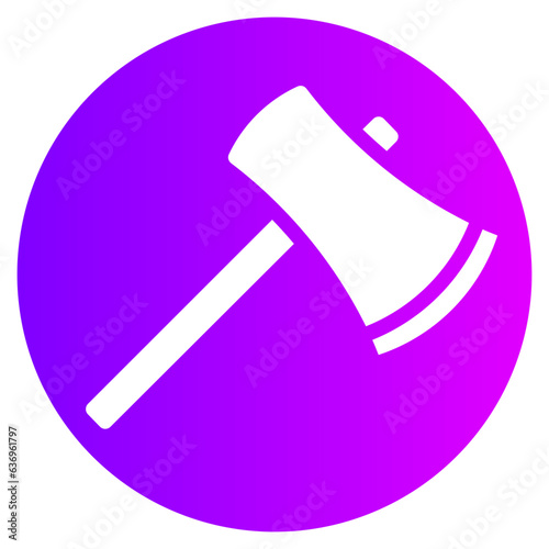 axe gradient icon