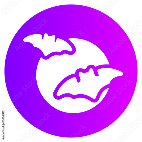 moon gradient icon