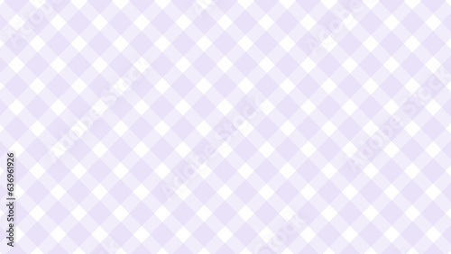 Diagonal purple checkered in the white background	