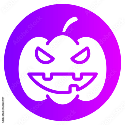 pumpkin gradient icon