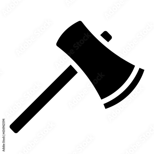 axe glyph icon