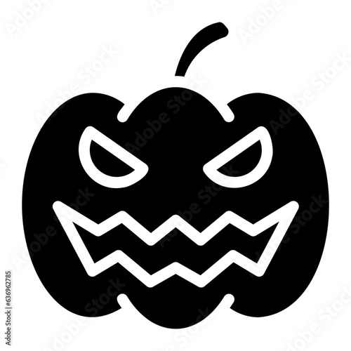 pumpkin glyph icon