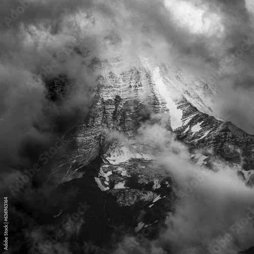 Vue sur le massif du Mont-Blanc